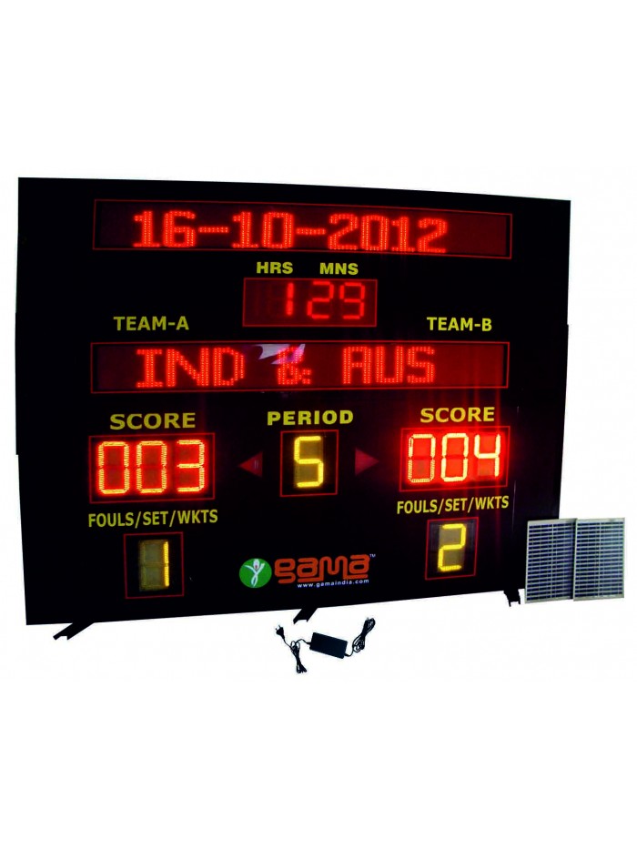 Universal Solar Wireless Scoreboard