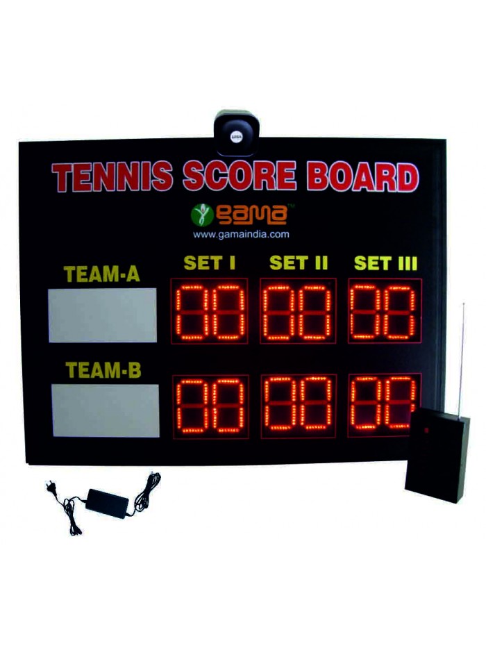 Tennis Scoreboard Set of 3