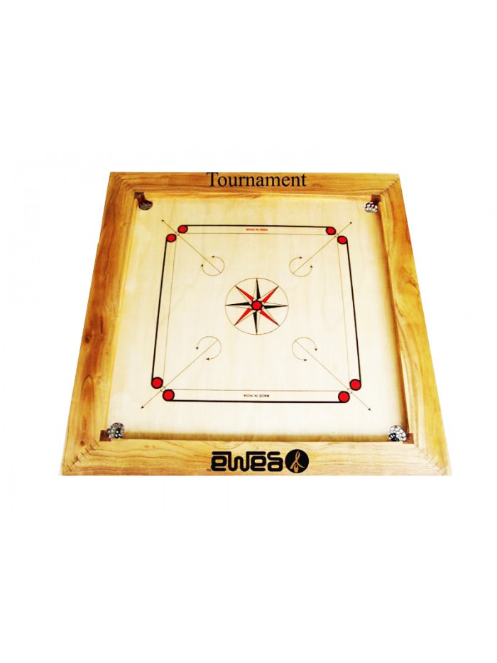 Carrom Board Tournament with Natural Border