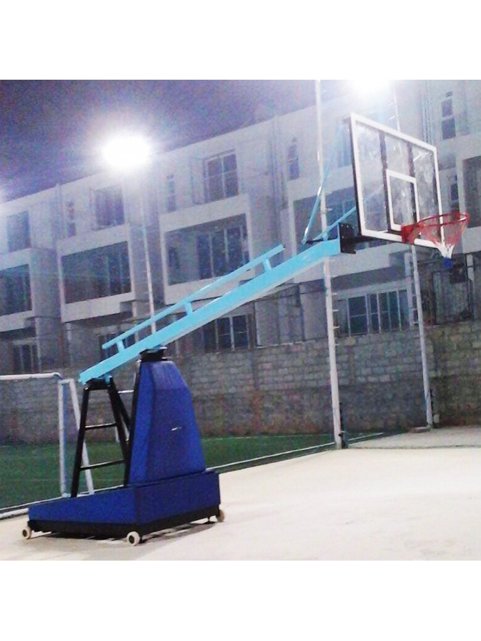 Hydraulic Spring Lock System Basketball Post