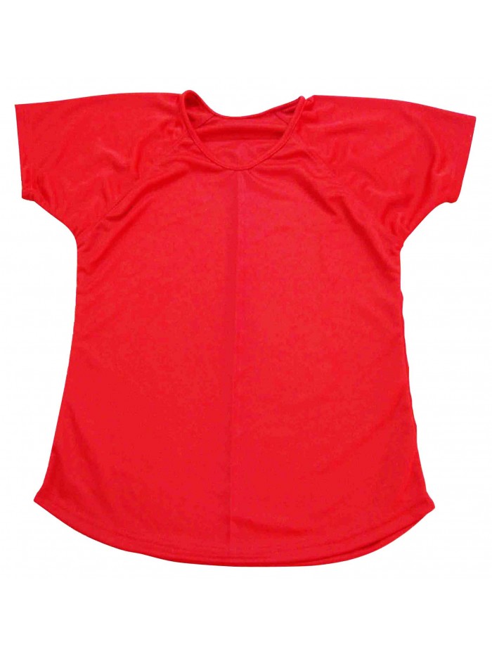 Women T-Shirt Polyester Round Neck 