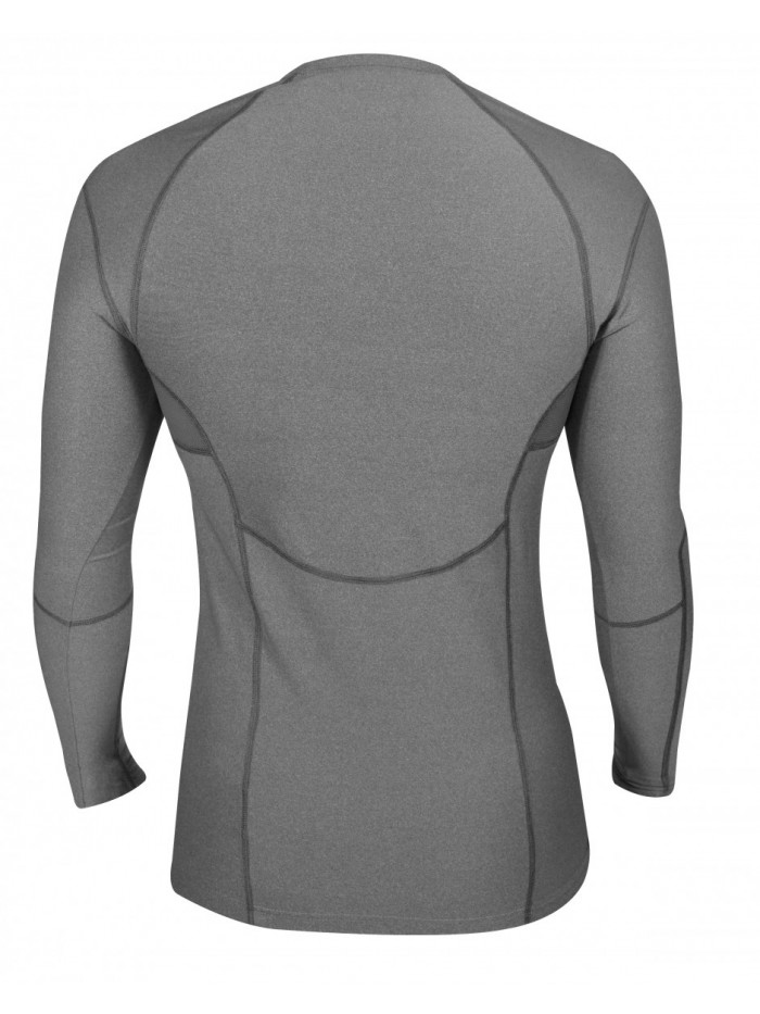 Long Sleeve Compression Top-Grey