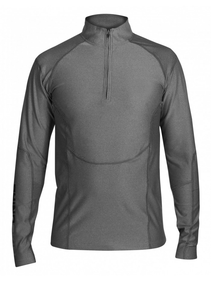 High Neck Compression Top-Grey