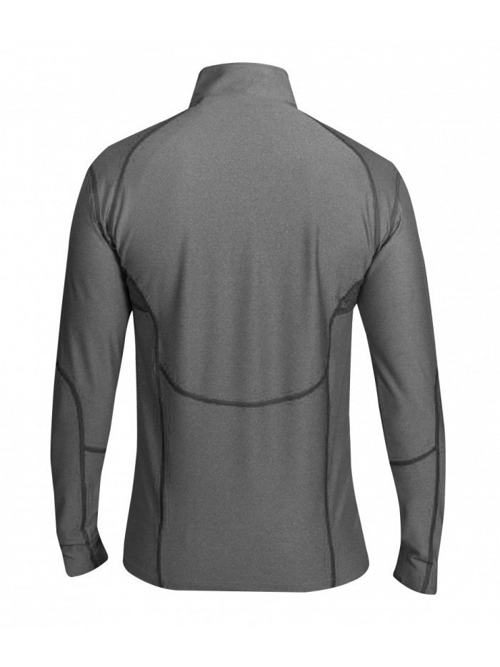 High Neck Compression Top-Grey