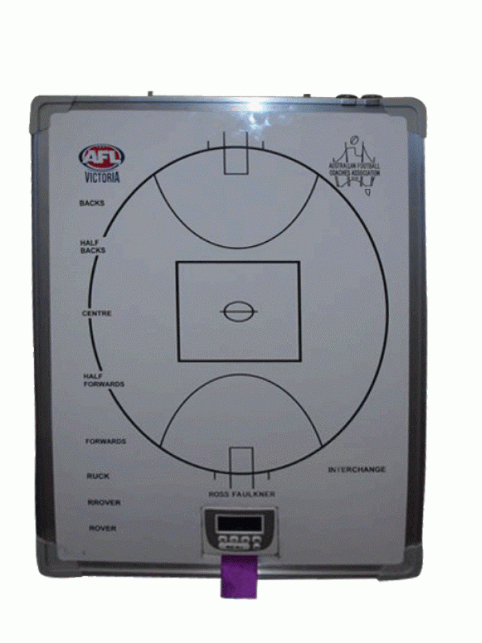 Australian Rules football Coaching Board with Timer