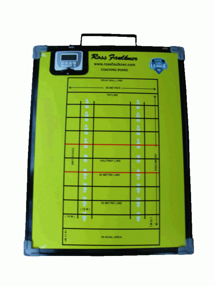 Rugby Coaching Board with Timer