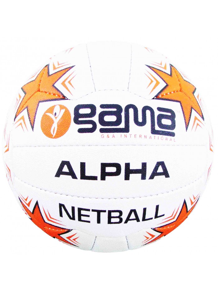 Netball Alpha, Synthetic Pimpled Rubber grade I, 18 panels, 3 ply