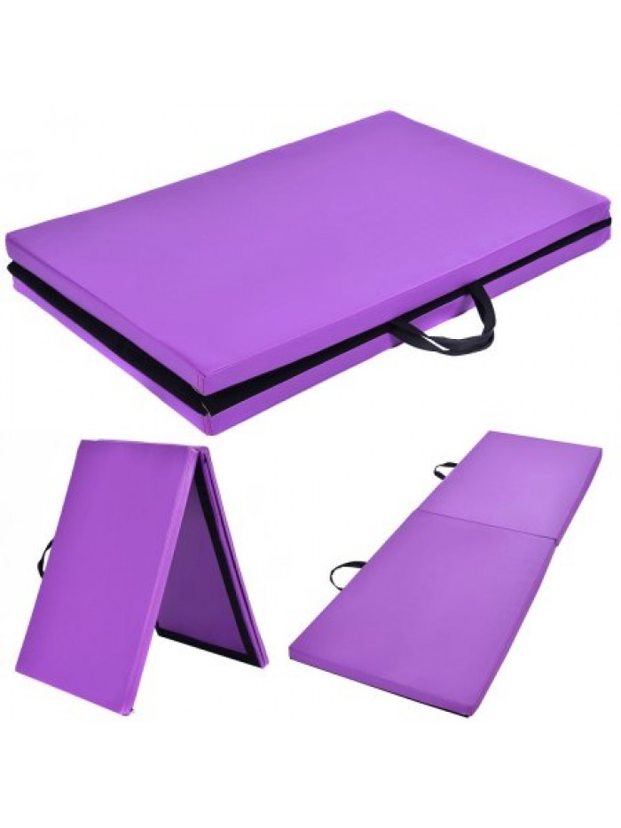 Gymnastics Mat Thick Two Folding Panel