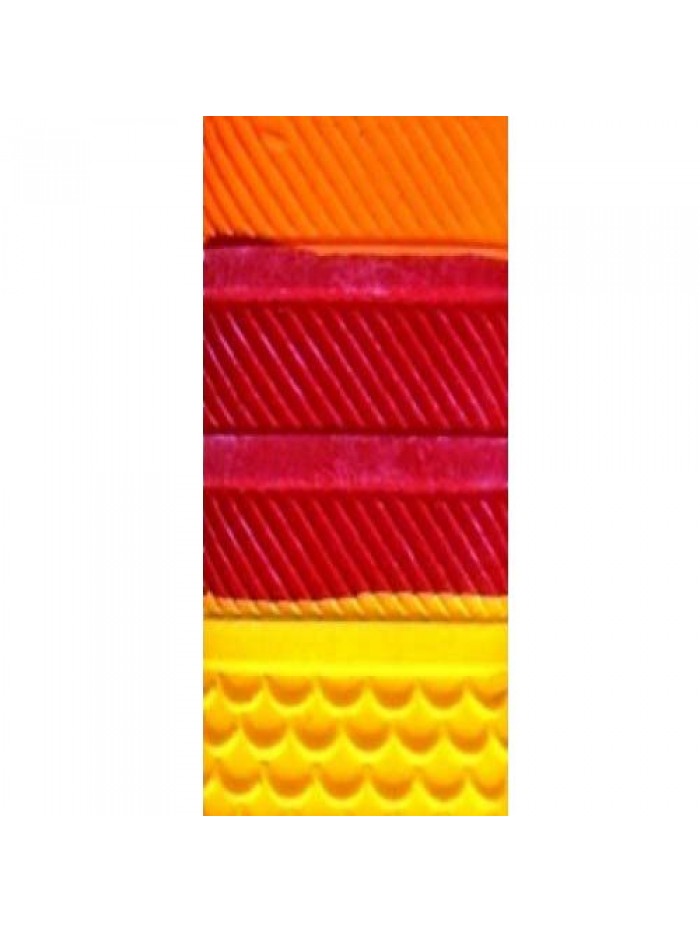 Rainbow Supreme Bat Grip (Half Fish Cut & Half Circular Design)