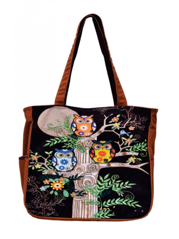 Owl Print Medium Sized Bag